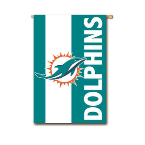 Miami Dolphins Embellish House Flag