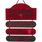 Tampa Bay Buccaneers Man Cave Rules Wood Sign