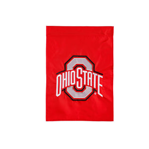 Ohio State Buckeyes Applique Garden Flags
