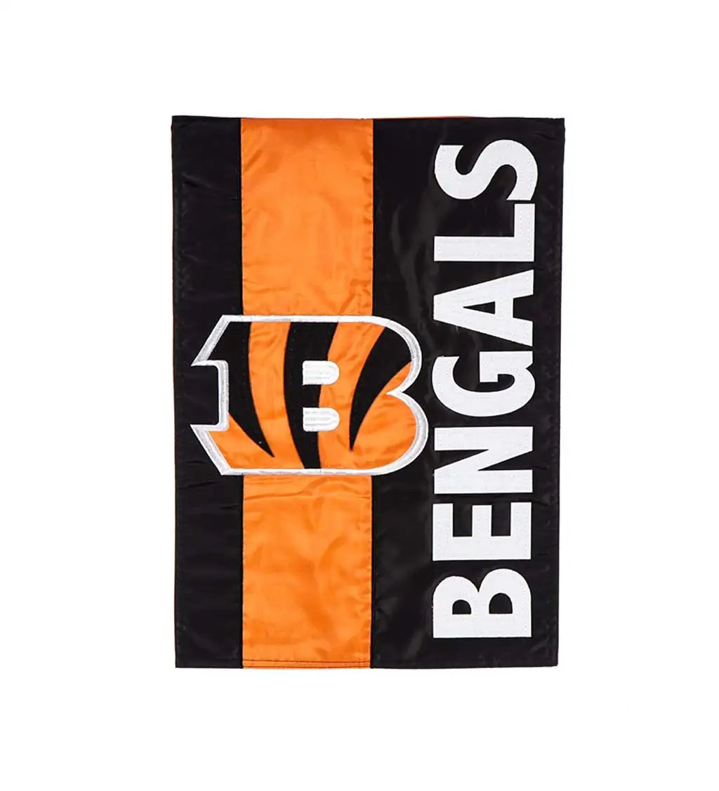 Cincinnati Bengals Embellish Garden Flag