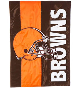 Cleveland Browns Embellish Garden Flag