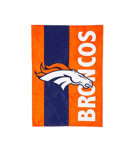 Denver Broncos Embellish Garden Flag