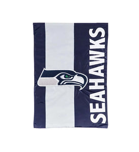 Seattle Seahawks Embellish Garden Flag