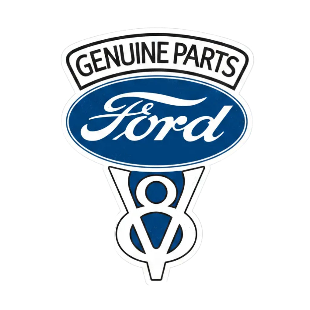 Ford Genuine Parts Shaped Embossed Metal Signs
