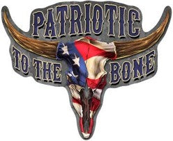 Patriotic Shaped Embossed Metal Signs