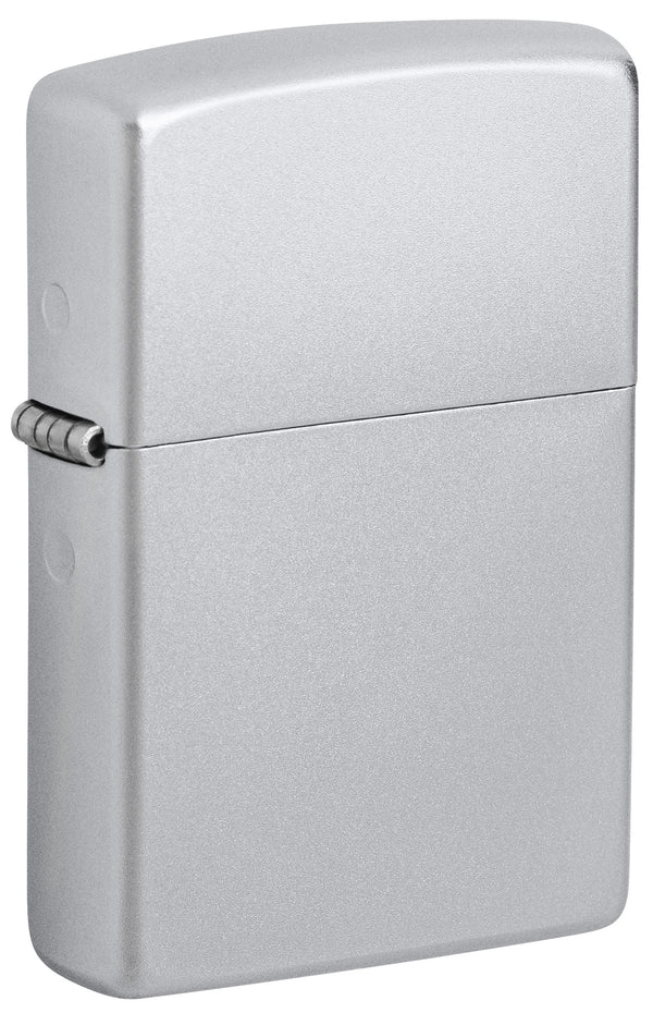 Personalized Satin Chrome Zippo Lighter – Custom Engraved