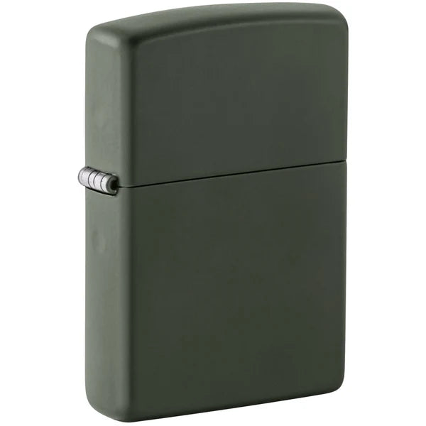 Personalized Green Matte Zippo Lighter – Custom Engraved