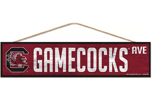 South Carolina Gamecocks Avenue Rope Signs 4x17