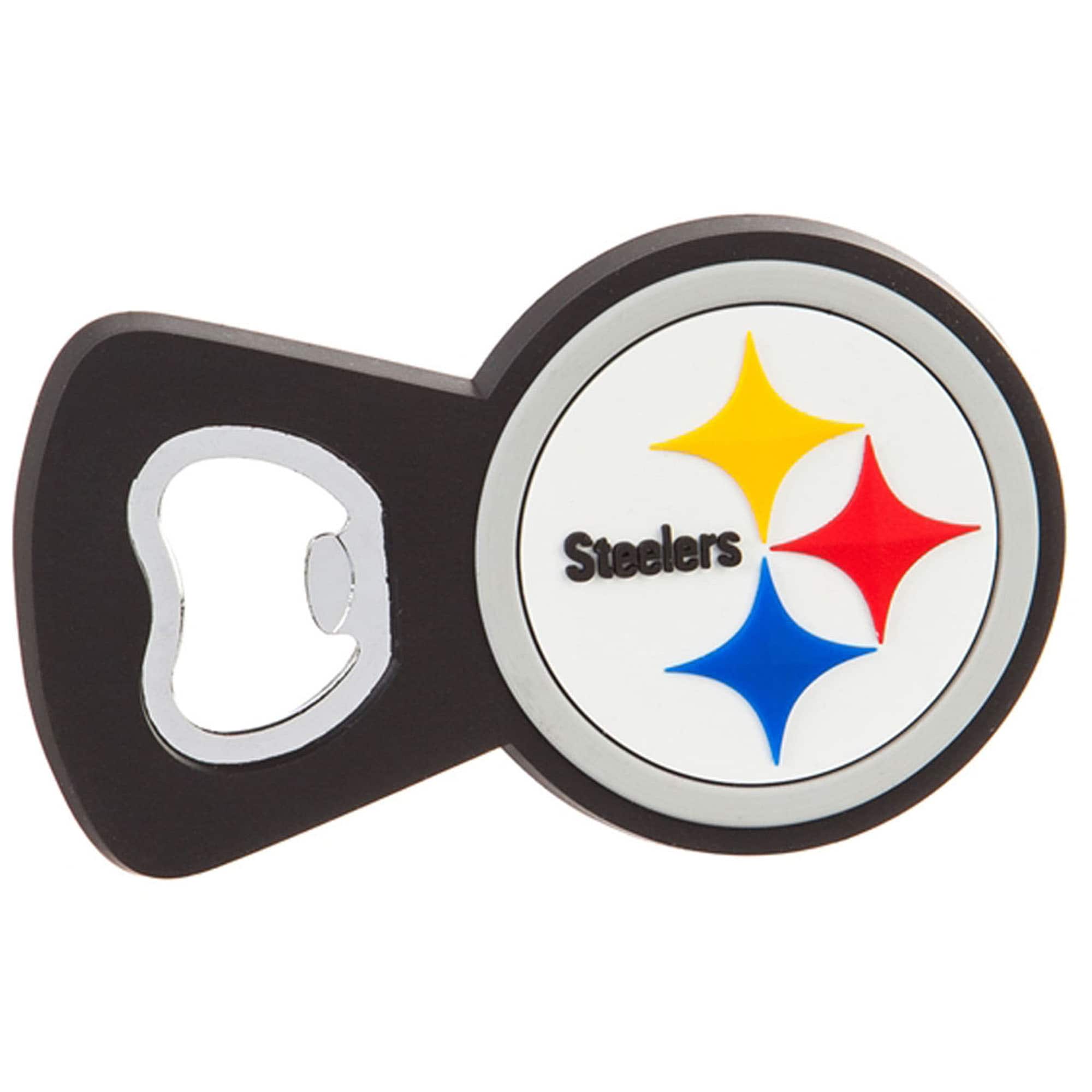 Pittsburgh Steelers PVC Magnet Bottle Openers