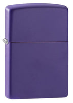 Personalized Purple Matte Zippo Lighter – Custom Engraved