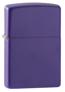 Personalized Purple Matte Zippo Lighter – Custom Engraved
