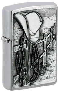 Resting Cowboy Zippo Lighter