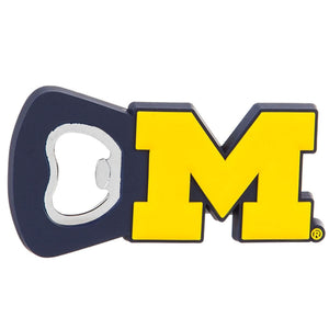 Michigan Wolverines PVC Magnet Bottle Openers