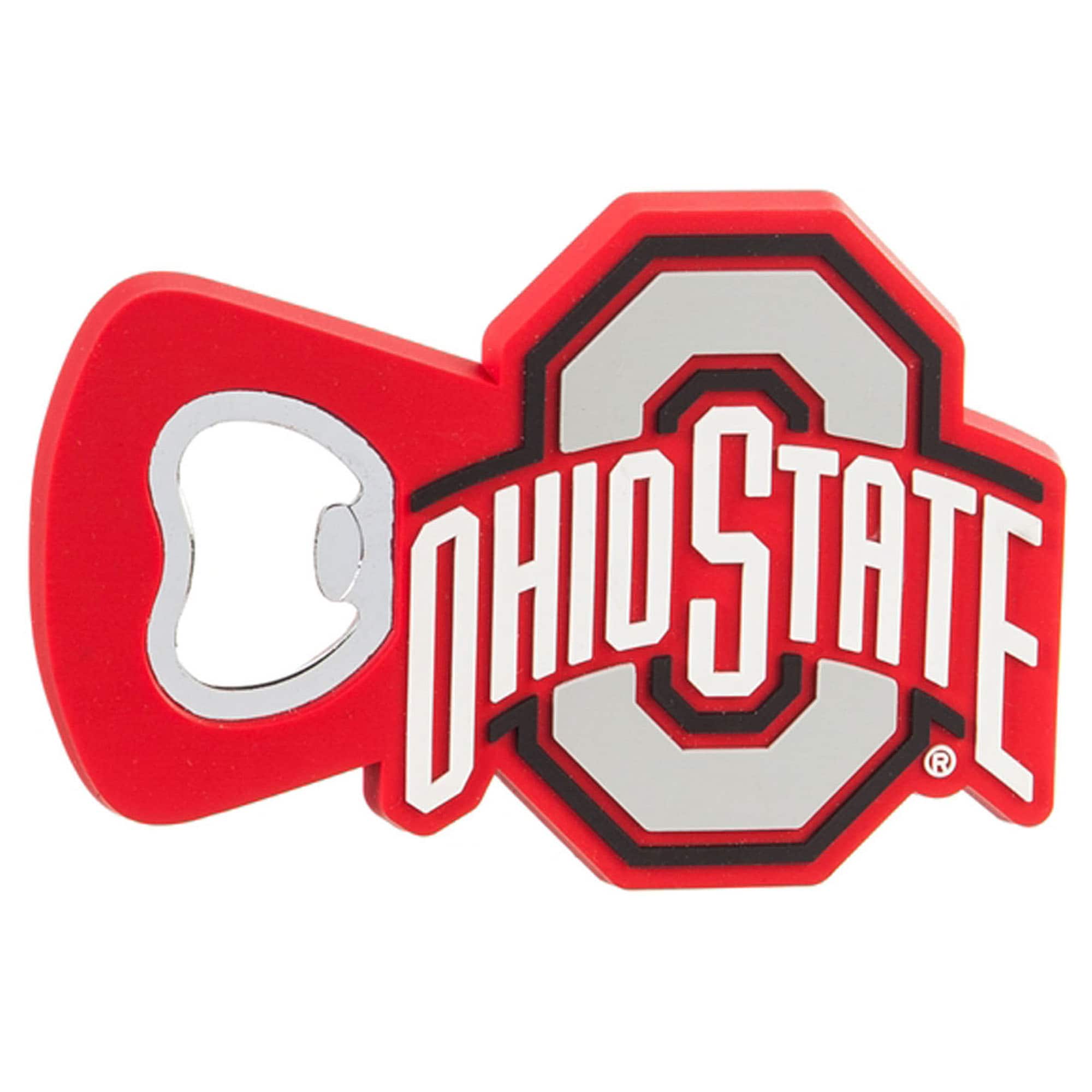 Ohio State Buckeyes PVC Magnet Bottle Openers
