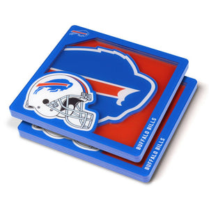 Buffalo Bills 3D Logo Drink Coaster