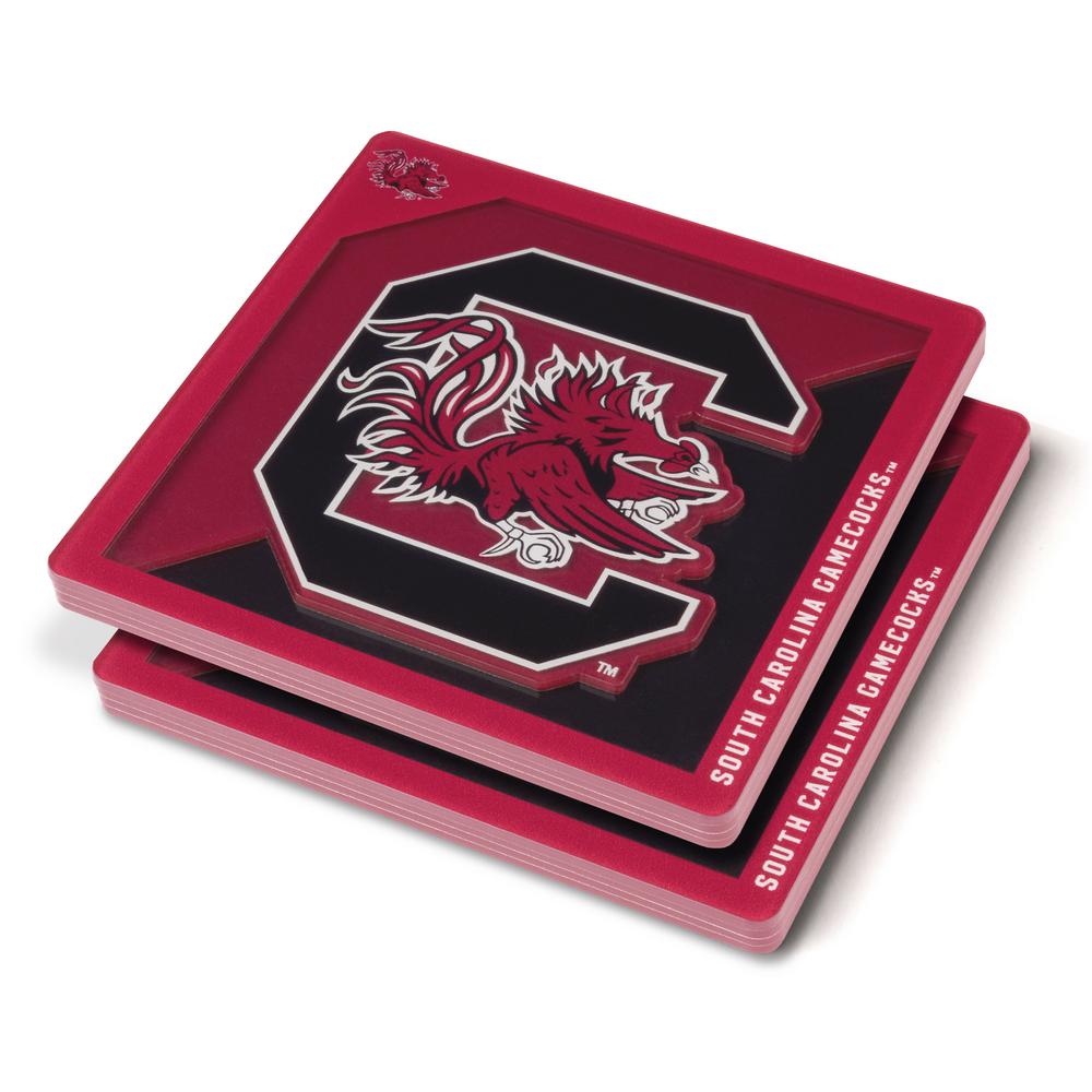South Carolina Gamecocks 3D Logo Drink Coaster