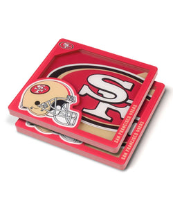 San Francisco 49ers 3D Logo Drink Coaster