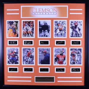 Clemson Tigers All Time Greats Frames