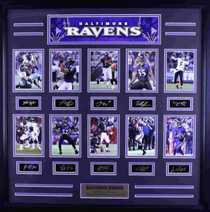 Baltimore Ravens All Time Greats Frames
