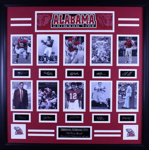 Alabama Crimson Tide All Time Greats Frames