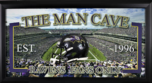 Baltimore Ravens Helmet Frames