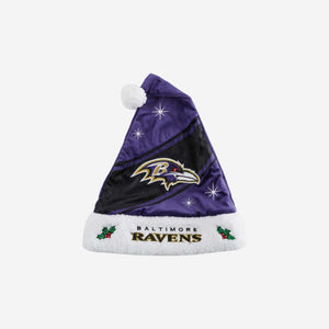 Baltimore Ravens Santa Hats