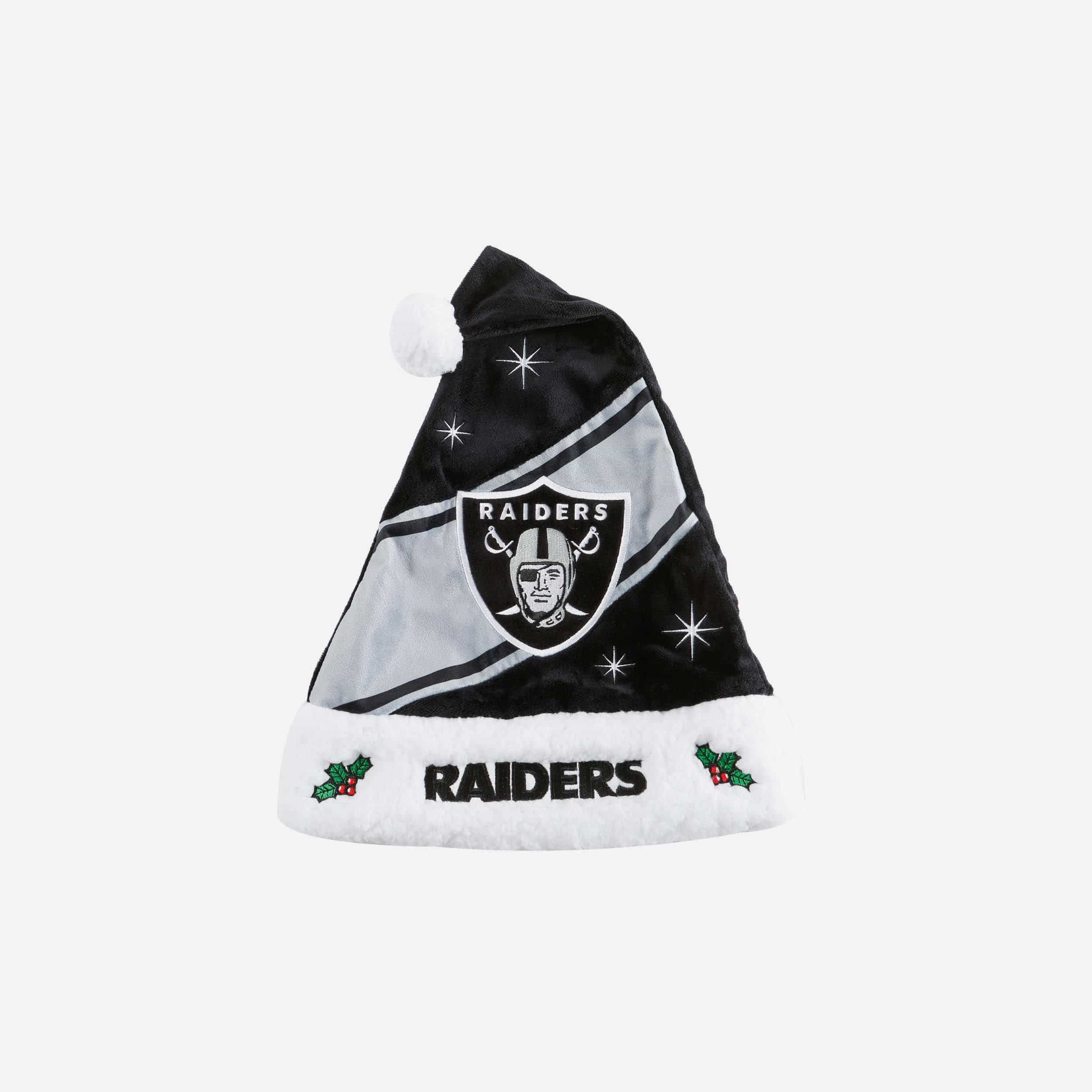 Las Vegas Raiders Santa Hats