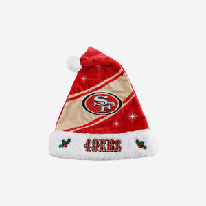 San Francisco 49ers Santa Hats