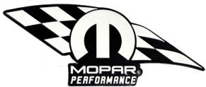 Mopar Performance Shaped Embossed Metal Signs