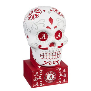 Alabama Crimson Tide Sugar Skull Statue