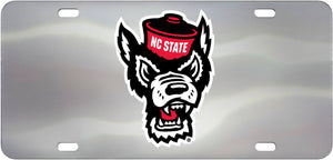 North Carolina State Wolfpack Diecast License Plate