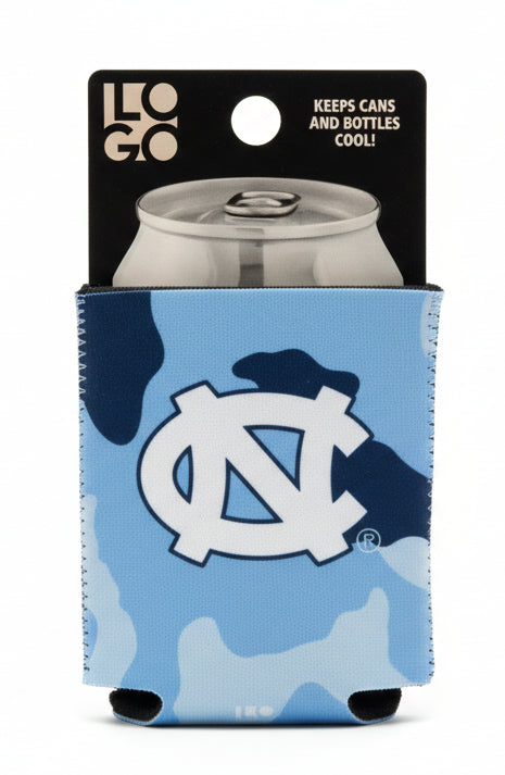 North Carolina Tar Heels Color Camo Can Coozies
