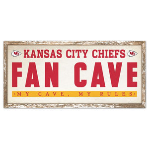 Kansas City Chiefs Fancave Signs 8 x 17