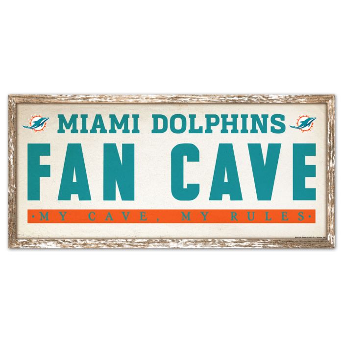 Miami Dolphins Fancave Signs 8 x 17
