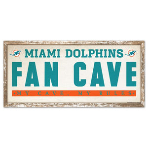 Miami Dolphins Fancave Signs 8 x 17