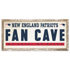 New England Patriots Fancave Signs 8 x 17