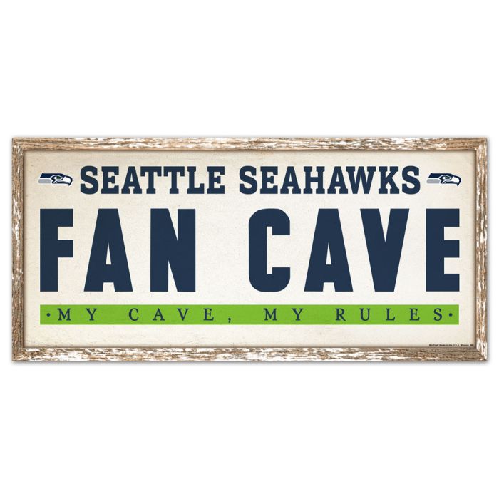 Seattle Seahawks Fancave Signs 8 x 17