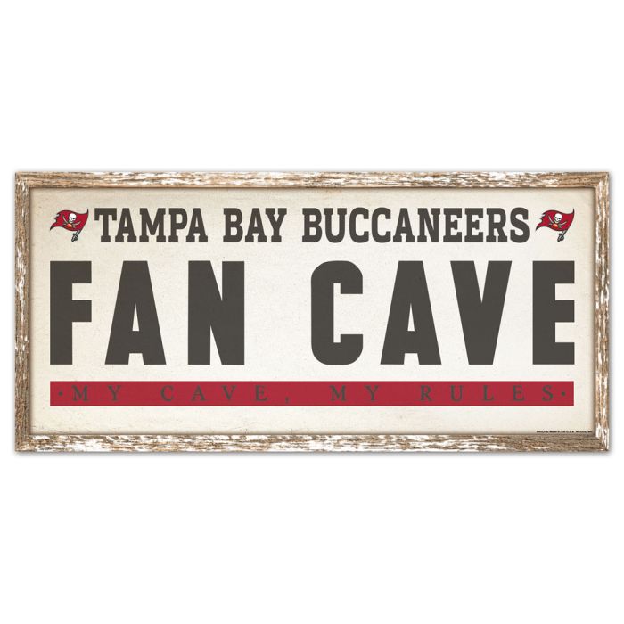 Tampa Bay Buccaneers Fancave Signs 8 x 17
