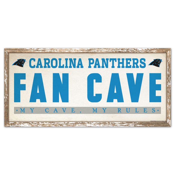 Carolina Panthers Fancave Signs 8 x 17