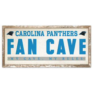 Carolina Panthers Fancave Signs 8 x 17