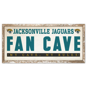 Jacksonville Jaguars Fancave Signs 8 x 17
