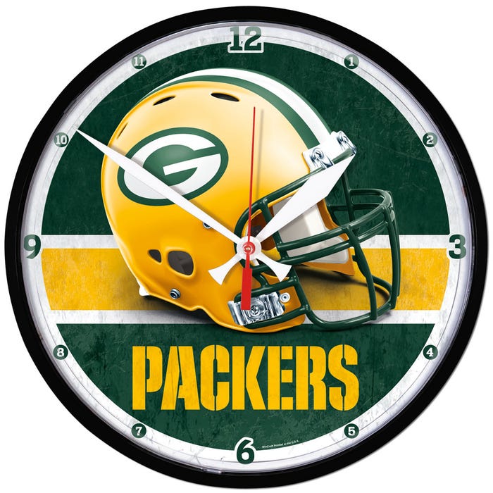 Green Bay Packers Round Wall Clocks