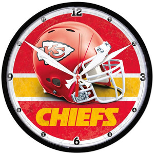 Kansas City Chiefs Round Wall Clocks