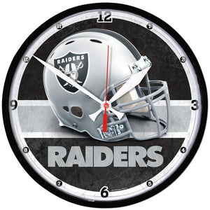 Las Vegas Raiders Round Wall Clocks