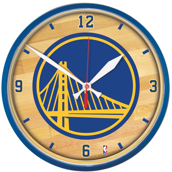 Golden State Warriors Round Wall Clocks