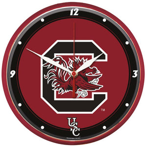 South Carolina Gamecocks Round Wall Clocks