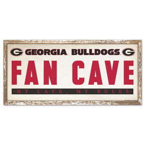Georgia Bulldogs Fancave Signs 8 x 17