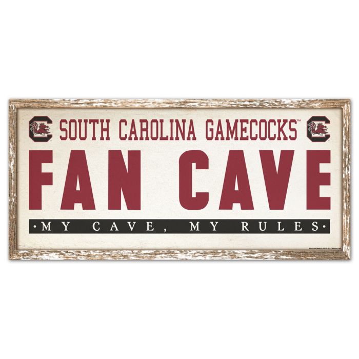 South Carolina Gamecocks Fancave Signs 8 x 17