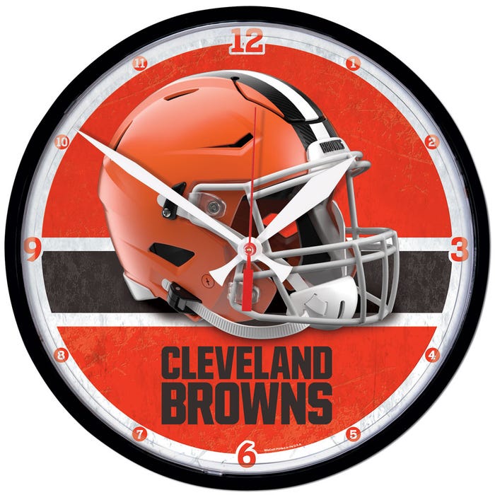 Cleveland Browns Round Wall Clocks