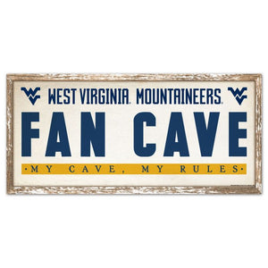 West Virginia Mountaineers Fancave Signs 8 x 17